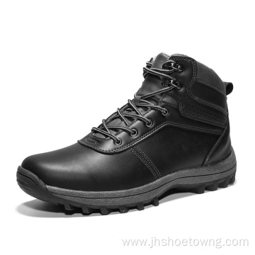 Mens Waterproof Leather Ankle Martin Boots